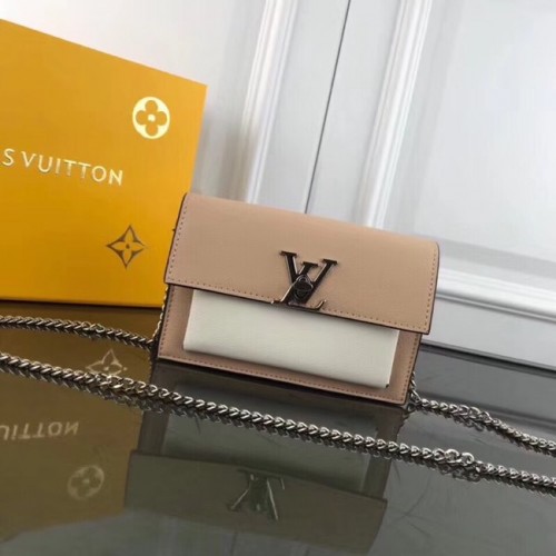Louis Vuitton CADENA BB MYLOCKME LOUISE M63471 albaricoque
