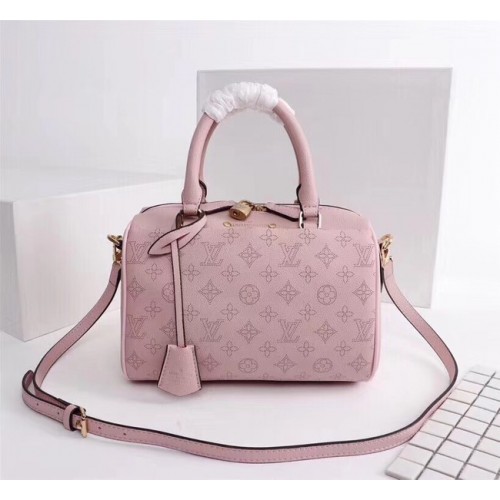 Louis Vuitton Mahina Cuero SPEEDY BANDOULIERE 30 M40431 rosa