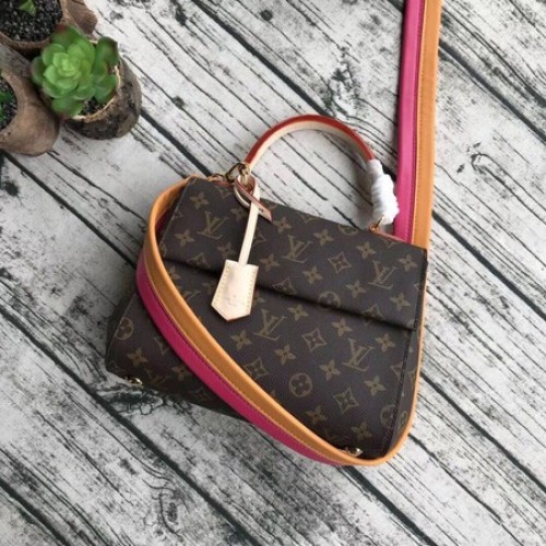 Lona Monogram Louis Vuitton CLUNY BB M42738 Naranja