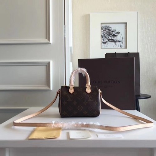 Lona Monogram de Louis Vuitton Nano Speedy M61252