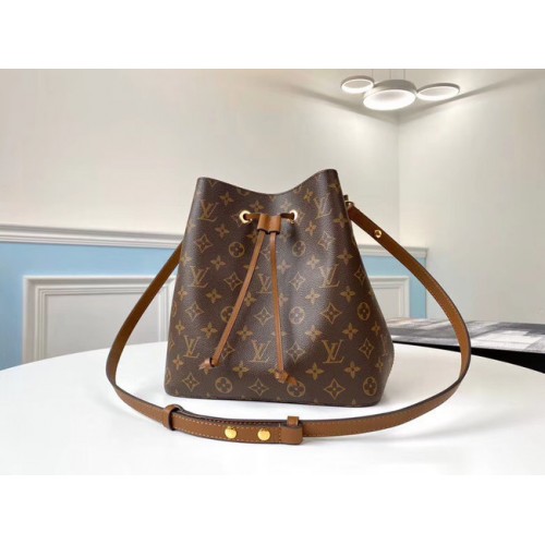 Louis Vuitton Monogram Canvas Neonoe Cuero original M44887 marrón