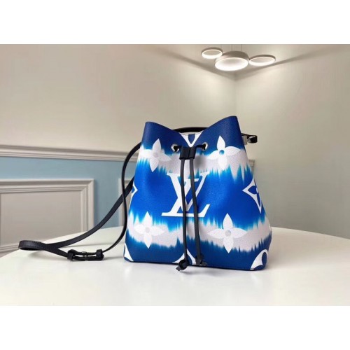 Louis Vuitton Monogram Canvas Neonoe Cuero Original M45126 Azul