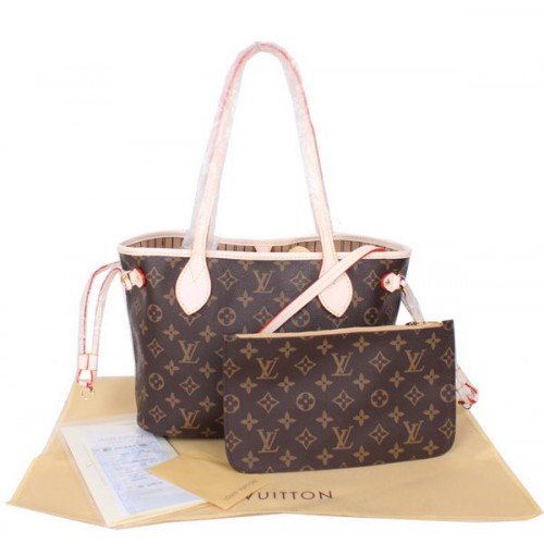 Lona Monogram de Louis Vuitton Neverfull PM M41000 Beige