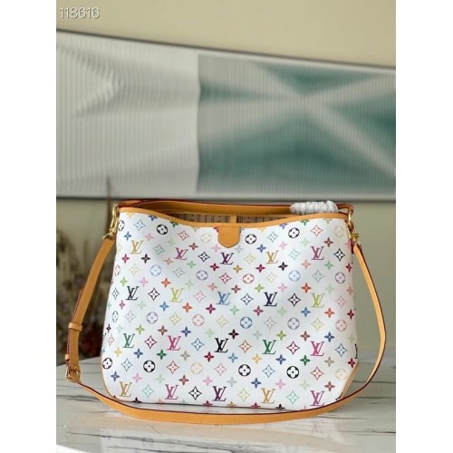 Louis Vuitton Monogram Canvas Cuero original M40353 blanco