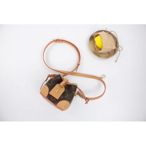 Louis Vuitton Monogram Canvas Cuero original M57099 marrón