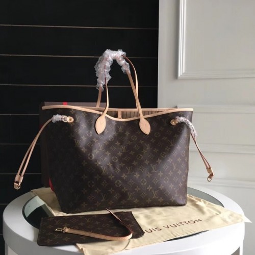 Louis Vuitton Monogram Canvas Original NEVERFULL GM M40990 albaricoque