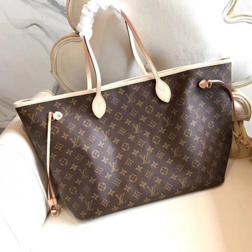 Louis Vuitton Monogram Canvas Original NEVERFULL GM M40990 rojo