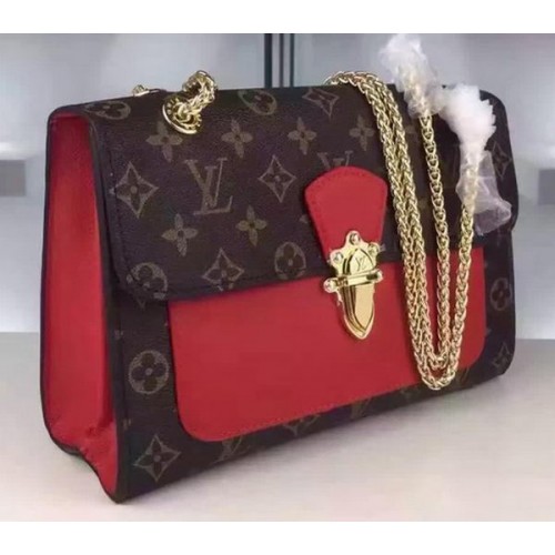 Bolso Louis Vuitton Monogram Canvas PALLAS CHAIN M41731 Rojo