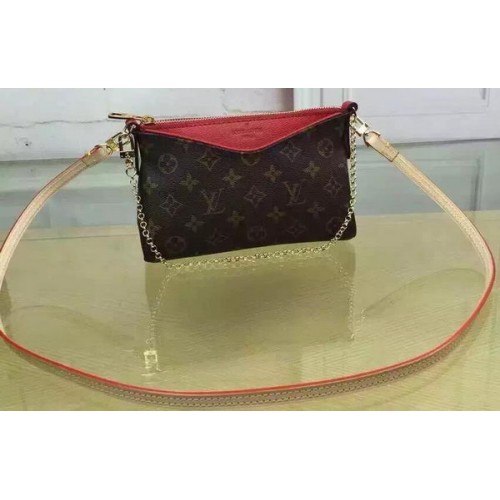 Louis Vuitton Lona Monogram PALLAS CLUTCH M41638 Cereza