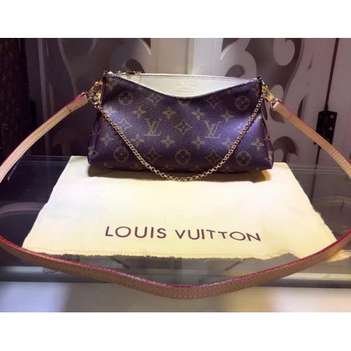 Louis Vuitton Lona Monogram PALLAS CLUTCH M41638 OffWhite