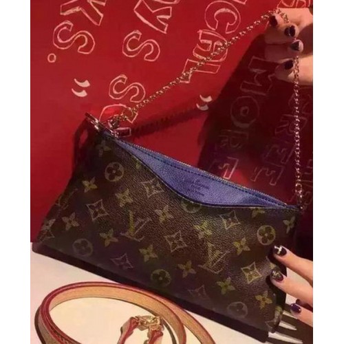 Louis Vuitton Monogram Canvas PALLAS CLUTCHES M41638 Azul