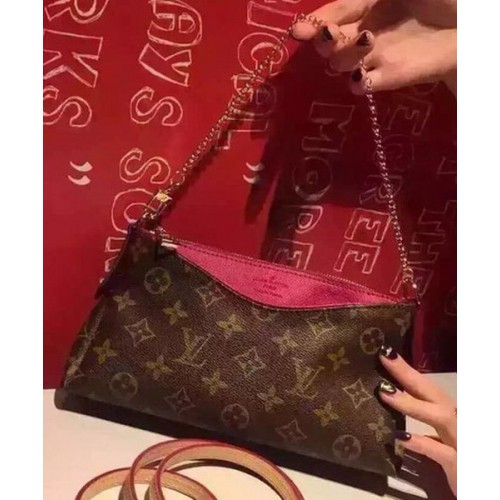 Louis Vuitton Monogram Canvas PALLAS CLUTCHES M41638 Rojo