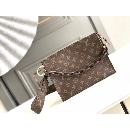 Louis Vuitton Monogram Canvas POCHETTE Cuero original M47545