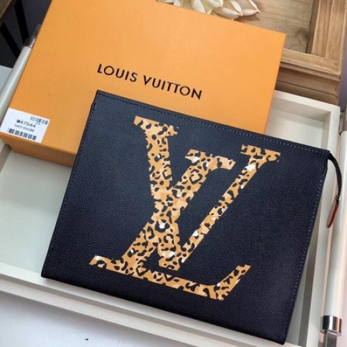Louis Vuitton Monogram Canvas Poche Toilette M47544 negro