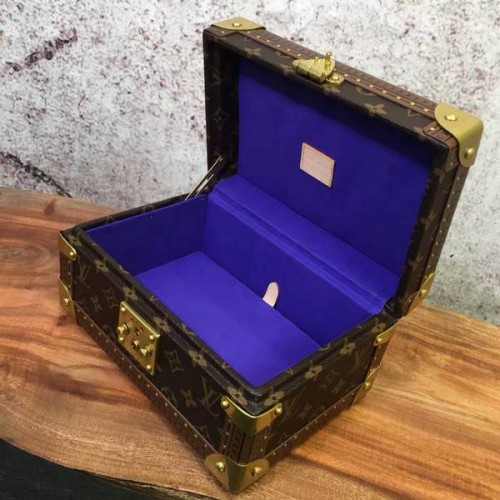 Louis Vuitton Monogram Canvas Treasure Box 40666 Azul oscuro