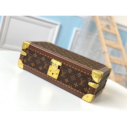 Caja de relojes Louis Vuitton Monogram Canvas M47641 Caqui