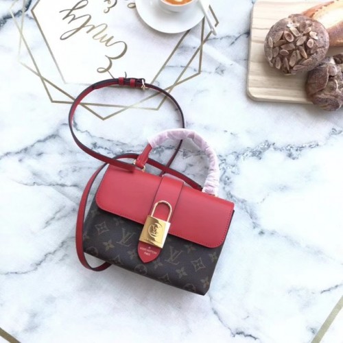 Louis Vuitton Monogram Canvas original M43129 rojo