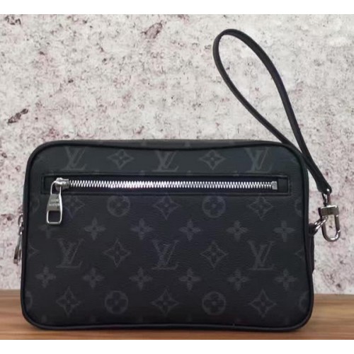 Louis Vuitton Monogram Eclipse Lona KASAI CLUTCH M41664