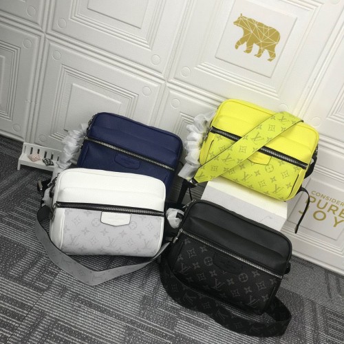 Bolso bandolera de cuero original Louis Vuitton Monogram Eclipse 30233