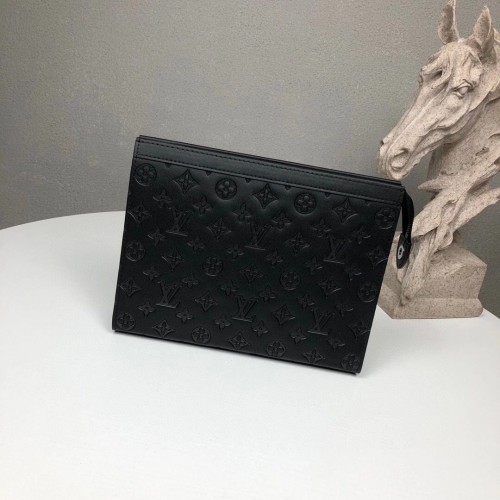 Louis Vuitton Monogram Eclipse POCHETTE VOYAGE MM M61692 Negro