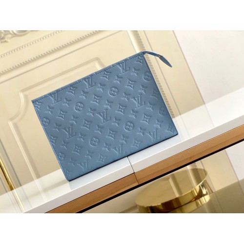 Louis Vuitton Monogram Eclipse POCHETTE Voyage M45665 Azul