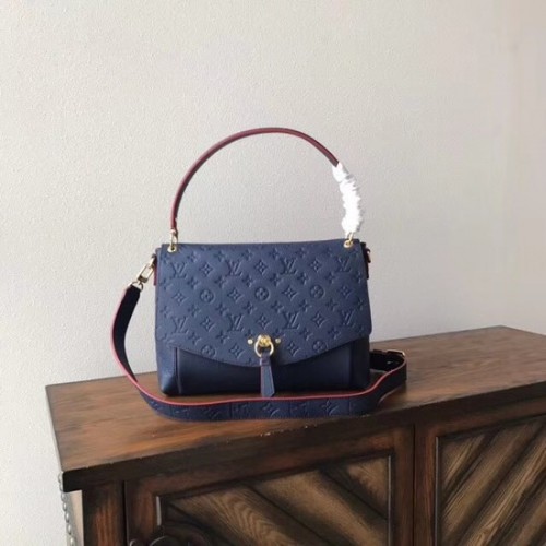 Louis Vuitton Monogram Empreinte BLANCHE M43618 Azul marino