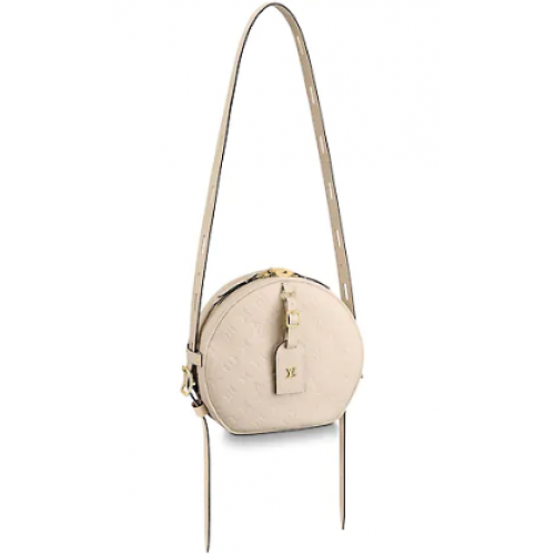 Louis Vuitton Monogram Empreinte SOFT HAT BOX M45276 marfil