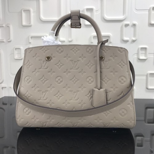 Louis Vuitton Monogram Empreinte Cuero Original M43248 Gris