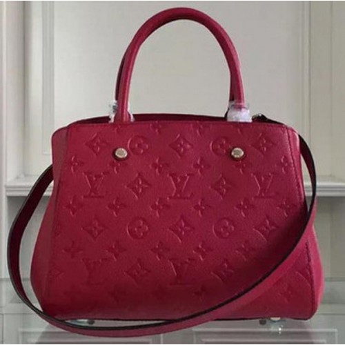 Bolso Louis Vuitton Monogram Empreinte MONTAIGNE BB M50665 Rojo