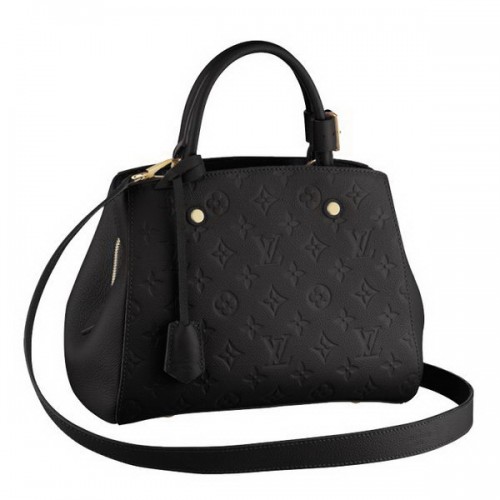 Louis Vuitton Monogram Empreinte Montaigne BB M41053 Negro