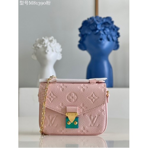 Louis Vuitton Monogram Empreinte POCHETTE METIS BB M81390 rosa