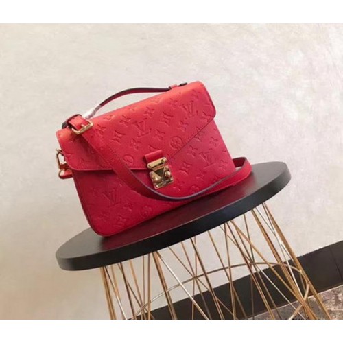Louis Vuitton Monogram Empreinte POCHETTE METIS M41488 Rojo