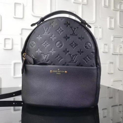 Louis Vuitton Monogram Empreinte MOCHILA SORBONNE M44016 Negro