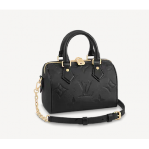 Louis Vuitton Monogram Empreinte SPEEDY BANDOULIERE 20 M58953 negro