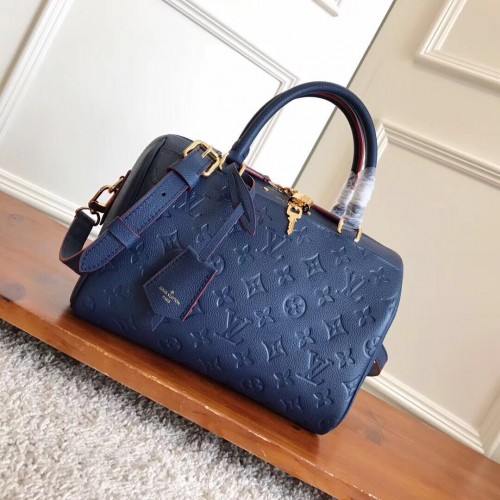 Louis Vuitton Monogram Empreinte SPEEDY Bolsa 42404 Azul