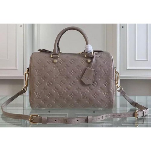 Louis Vuitton Monogram Empreinte Speedy BANDOULIERE 30 M91330 Gris