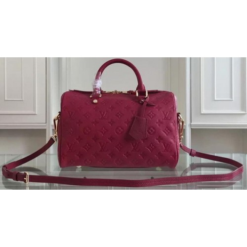 Louis Vuitton Monogram Empreinte Speedy Bandouliere 25 M91337 Melocotón