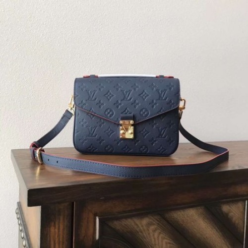 Bolso tote Louis Vuitton Monogram Empreinte M41486 azul y rojo