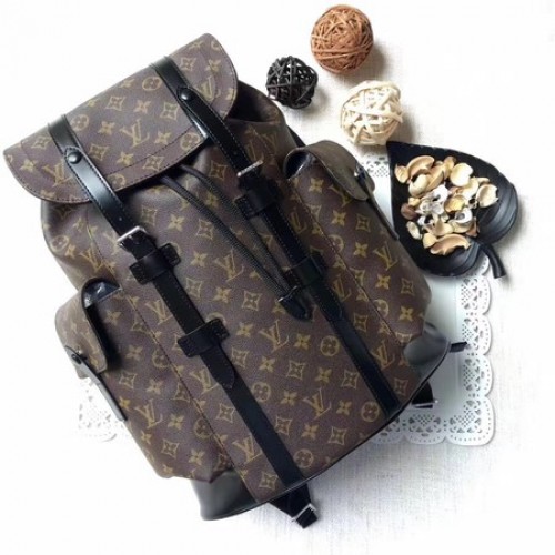 Louis Vuitton Monogram Lona de Macassar CHRISTOPHER PM M43735