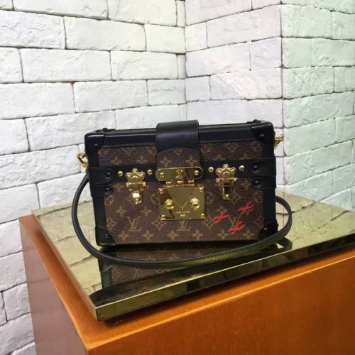Caja de viaje Louis Vuitton Monogram Petite Maiie 40273 Negro