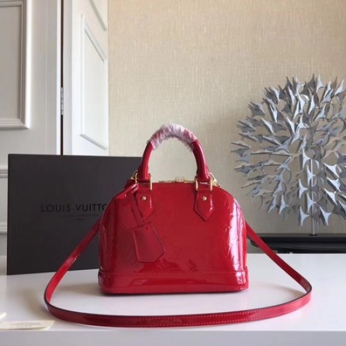 Louis Vuitton Monogram Vernis Alma BB M91606 Rojo