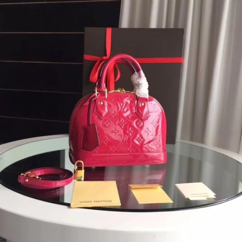 Louis Vuitton Monogram Vernis Alma BB M91606 Rosa