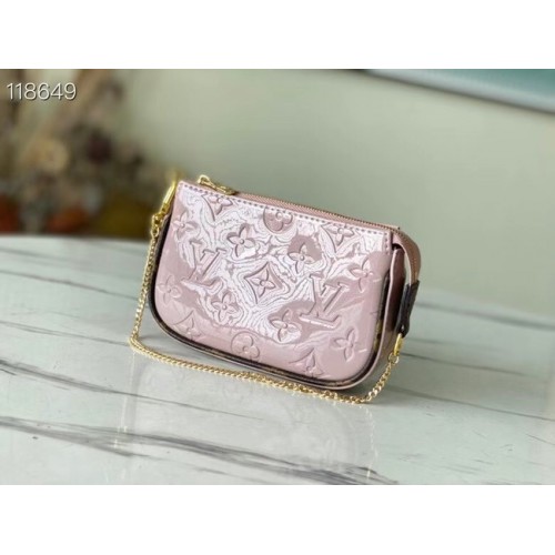 Louis Vuitton Monogram Vernis MINI POCHETTE ACCESORIOS M58009 rosa
