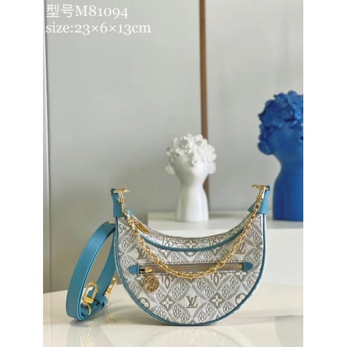 Louis Vuitton Monogram denim M44036 azul