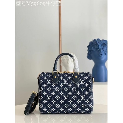 Louis Vuitton Monogram denim M59609 Azul marino