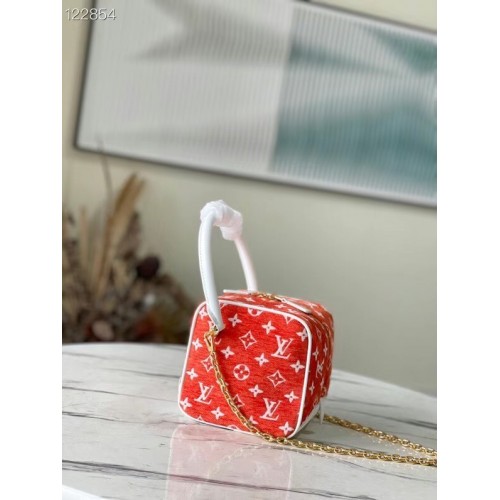 Louis Vuitton Monogram terciopelo jacquard m46212 rojo