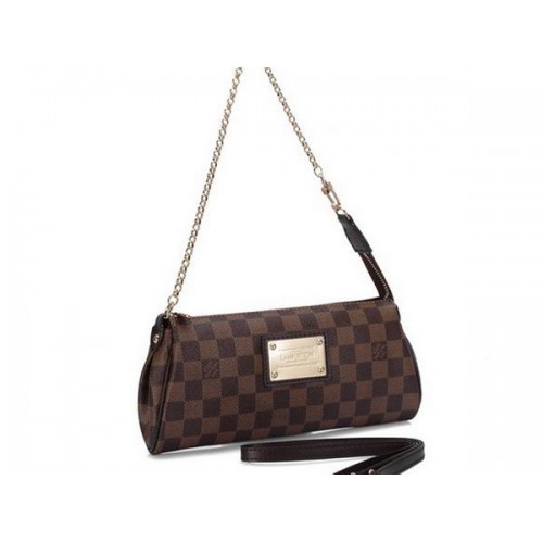 Louis Vuitton N55213 Damier Ebene Lona Eva Clutch