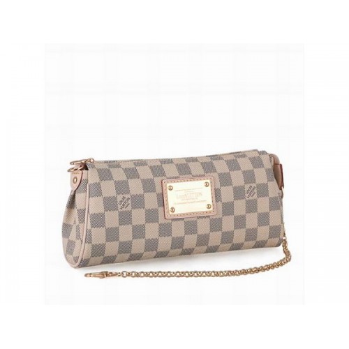 Louis Vuitton N55214 Damier Azur Lona Eva Clutch
