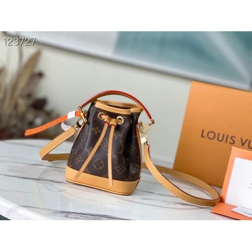 Louis Vuitton NANO NOE Lona revestida con monograma M81266