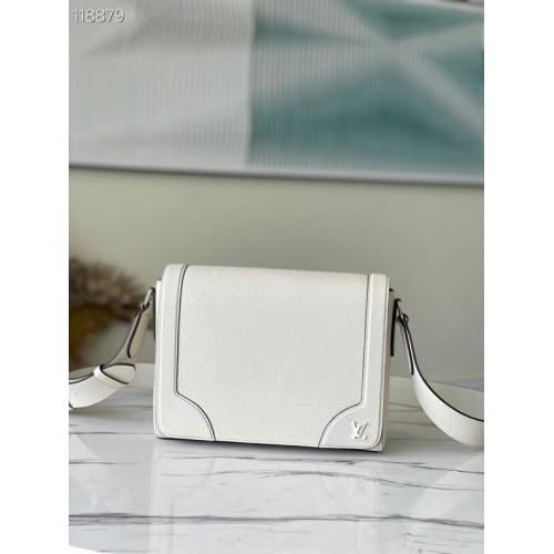Louis Vuitton NEW FLAP MESSENGER M30807 blanco